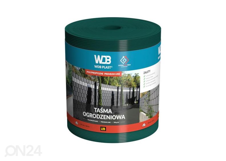 Aitanauha Premium 19 cm, 26 m RAL6005 vihreä kuvasuurennos