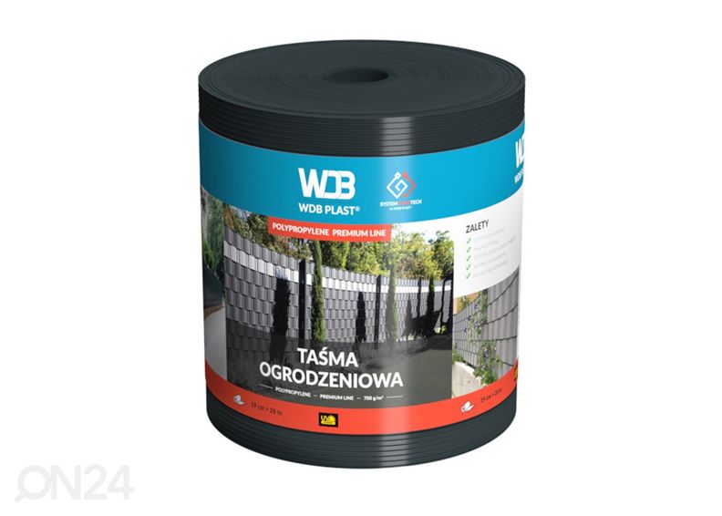 Aitanauha Premium 19 cm, 26 m RAL7016 harmaa kuvasuurennos