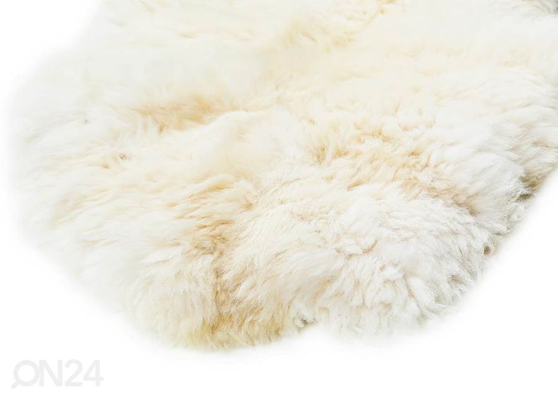 Aito lampaantalja British white 110x210 cm kuvasuurennos