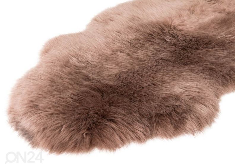 Aito lampaantalja Merino caramel Duo ±60x180 cm kuvasuurennos