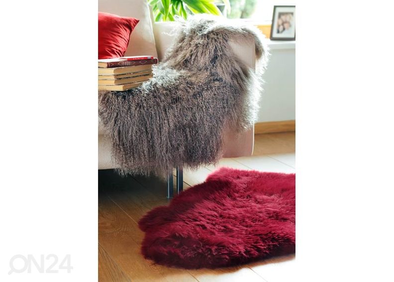 Aito lampaantalja Merino wine Duo ±60x180 cm kuvasuurennos