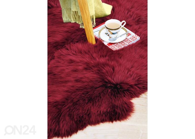 Aito lampaantalja Merino wine Sexto ±130x180 cm kuvasuurennos