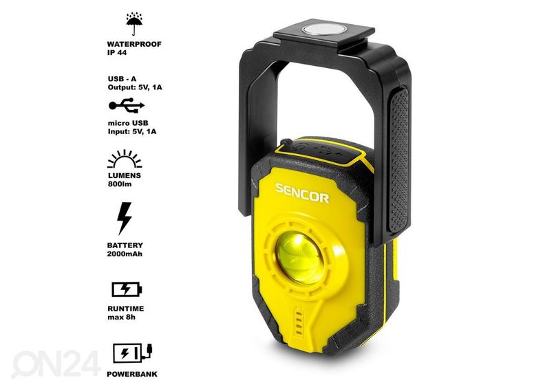 Akkulamppu Sencor SLL201 kuvasuurennos