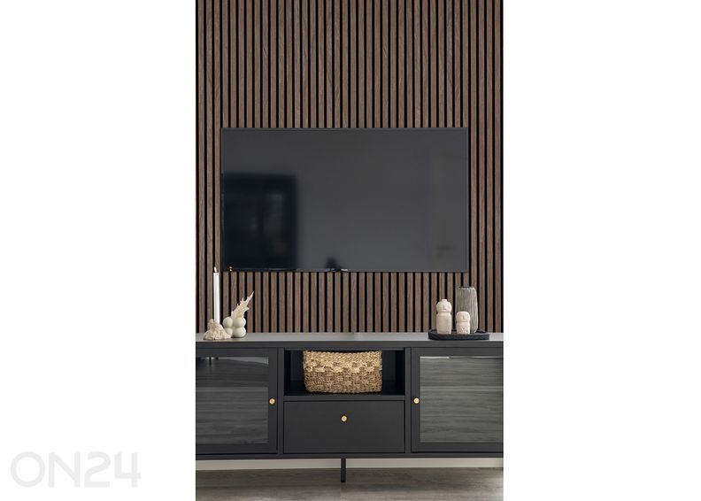 Akustiset seinäpaneelit Walnut 2 kpl kuvasuurennos
