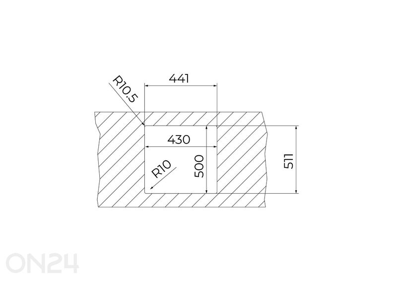 Allas Teka ForLine RS15 40.40 kuvasuurennos