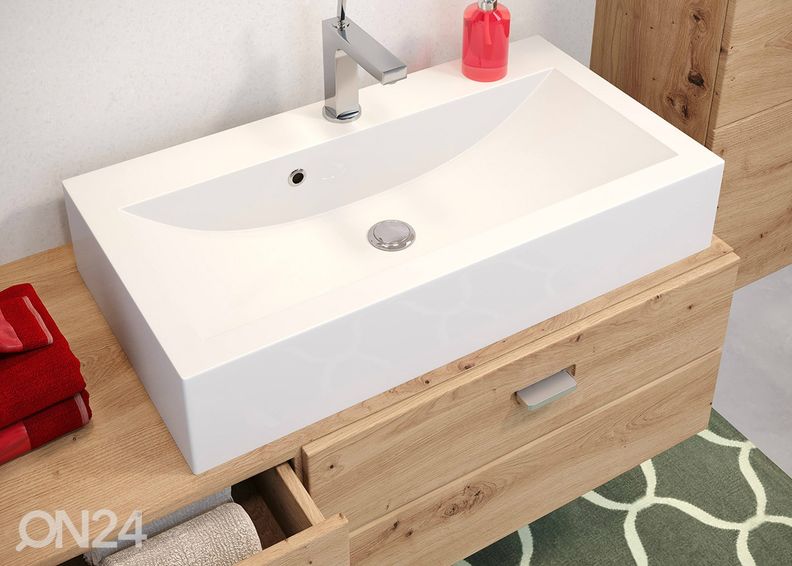 Allaskaappi + pesuallas Geo kuvasuurennos