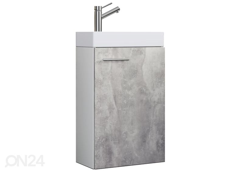 Allaskaappi + pesuallas Slito kuvasuurennos