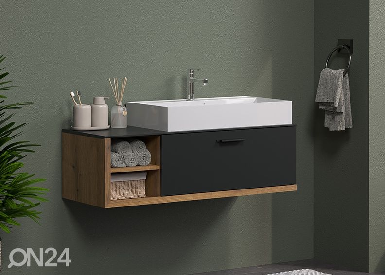 Allaskaappi + pesuallas Synnax kuvasuurennos