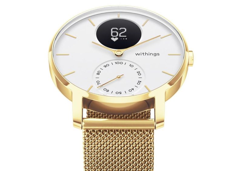 Älykello HR 36mm Champagne kullansävy-valkoinen kuvasuurennos