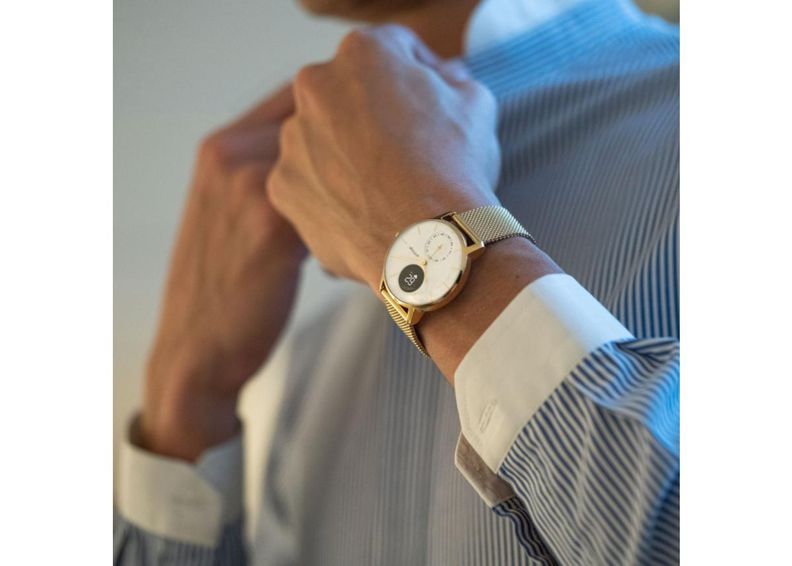 Älykello HR 36mm Champagne kullansävy-valkoinen kuvasuurennos