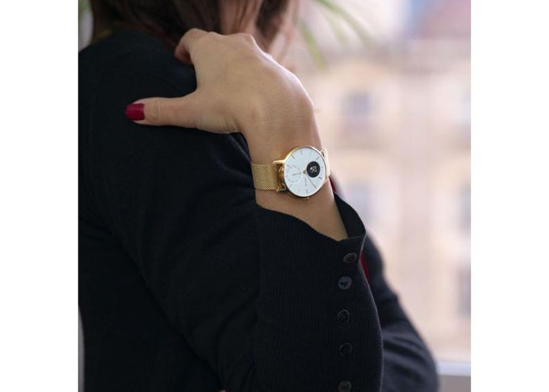 Älykello HR 36mm Champagne kullansävy-valkoinen kuvasuurennos