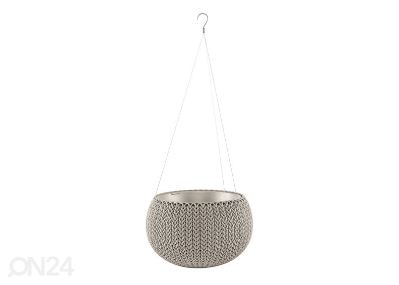 Amppeli Keter Cozies pieni, beige Ø28 x h18 cm kuvasuurennos