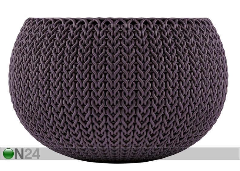 Amppeli Keter Cozies pieni, tummaliila Ø28 x h18 cm kuvasuurennos