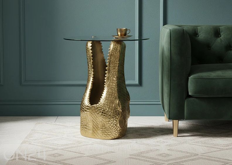 Apupöytä Crocodile Ø 46 cm kuvasuurennos