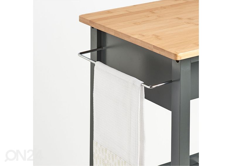 Apupöytä pyörillä kuvasuurennos