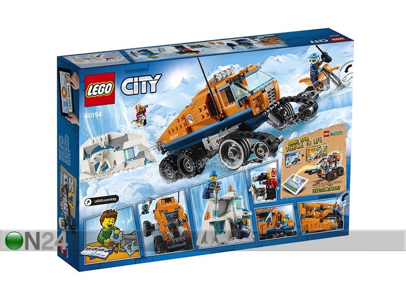 Arktinen tiedusteluauto LEGO City kuvasuurennos