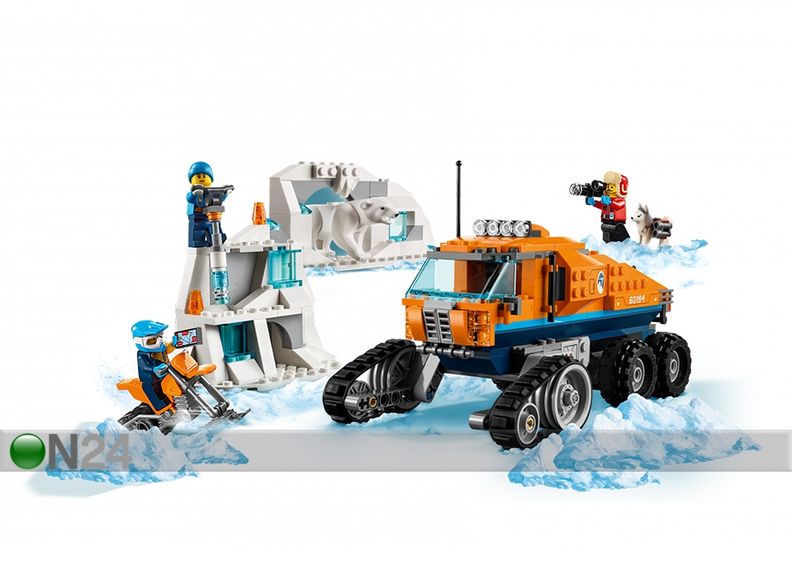 Arktinen tiedusteluauto LEGO City kuvasuurennos