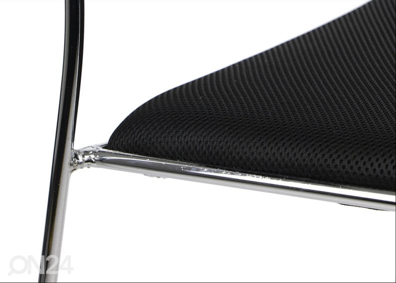 Asiakastuoli 4 kpl, musta kuvasuurennos