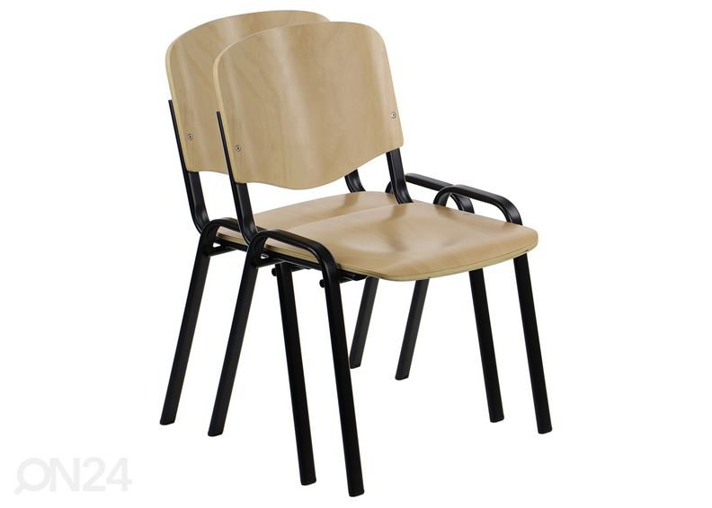 Asiakastuolit 2 kpl, pyökki kuvasuurennos