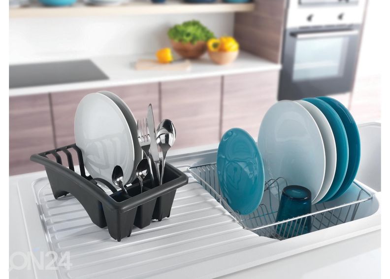 Astiankuivausteline Aquatex Plus, 35x30x12 cm, hopea kuvasuurennos