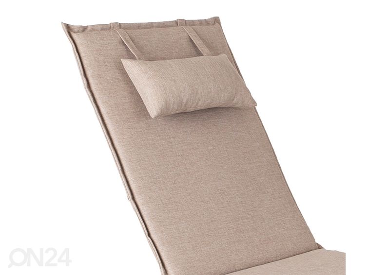 Aurinkotuolin pehmuste Wicker 55x195 cm kuvasuurennos