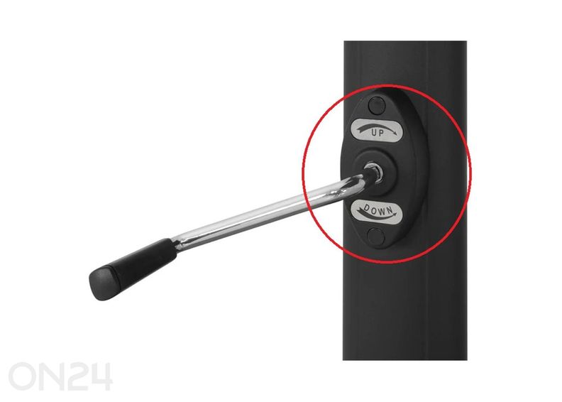 Aurinkovarjo Beijing 3x3 m kuvasuurennos