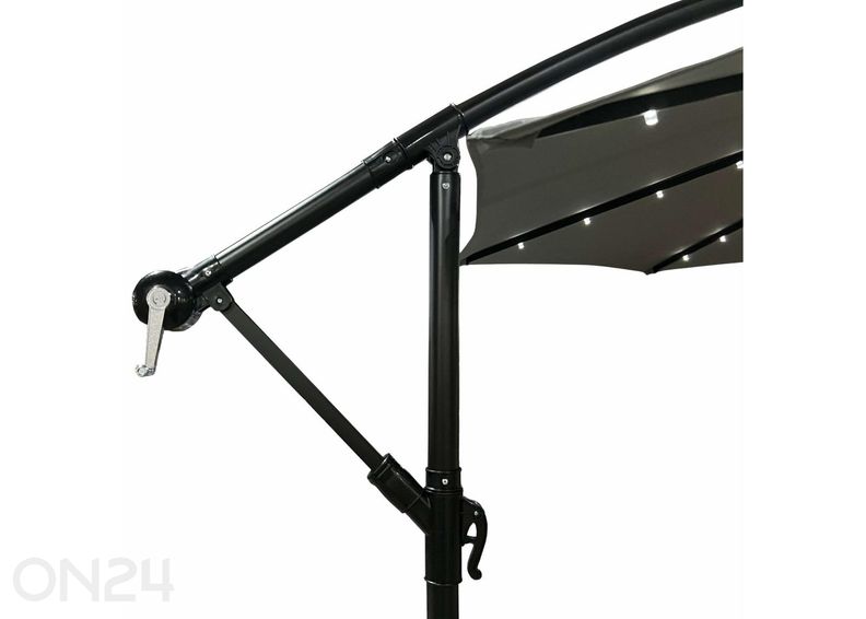 Aurinkovarjo Milin + LED Ø 3 m kuvasuurennos