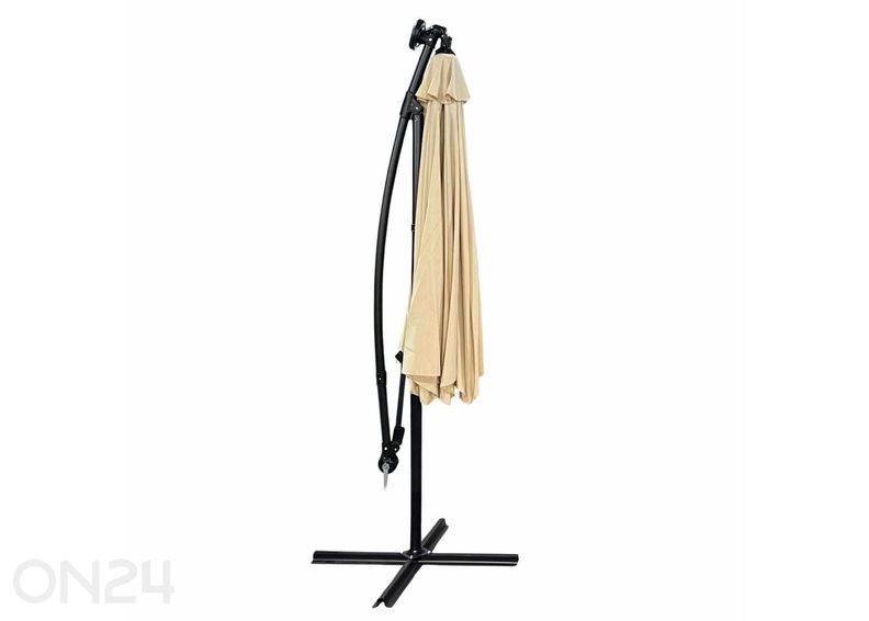 Aurinkovarjo Milin + LED Ø 3 m kuvasuurennos