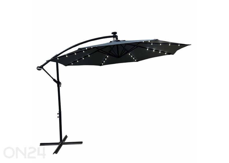 Aurinkovarjo Milin + LED Ø 3 m kuvasuurennos