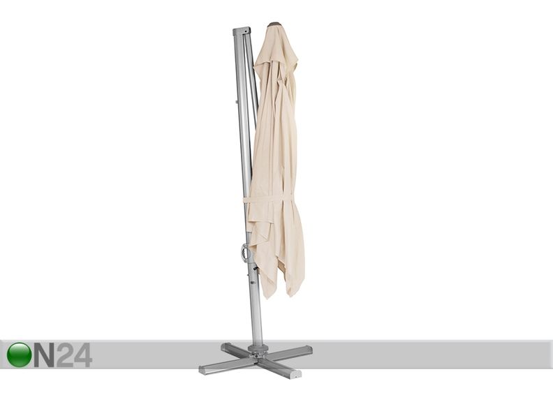 Aurinkovarjo Roma 3x3 m kuvasuurennos