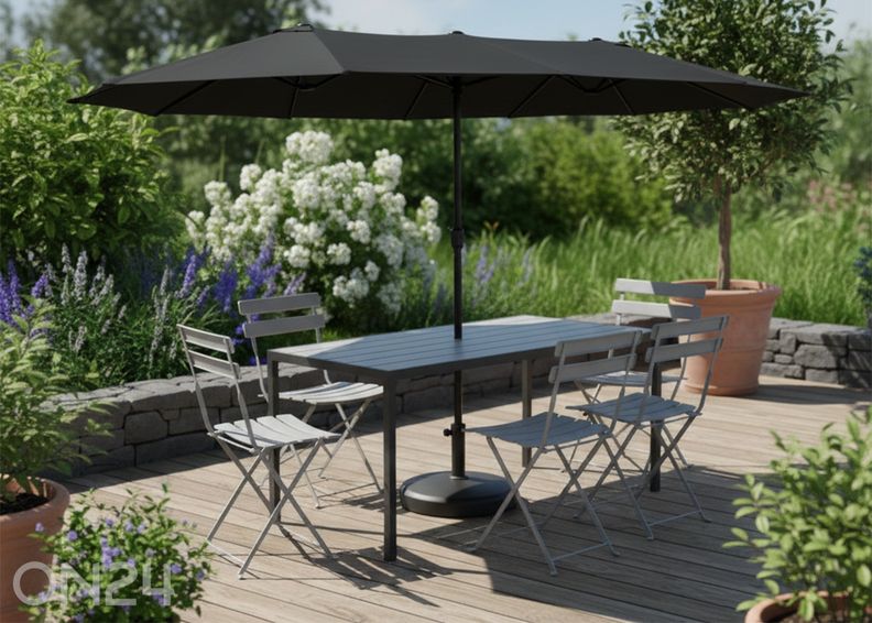 Aurinkovarjo Tilia 460x270 cm kuvasuurennos