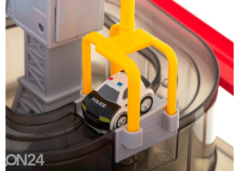 Autojen esterata 3 autolla ja LED valoilla kuvasuurennos