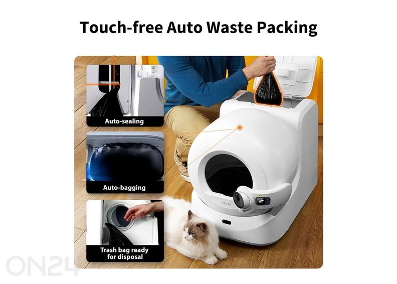 Automaattinen kissanhiekkalaatikko Petkit Purobot Ultra kuvasuurennos