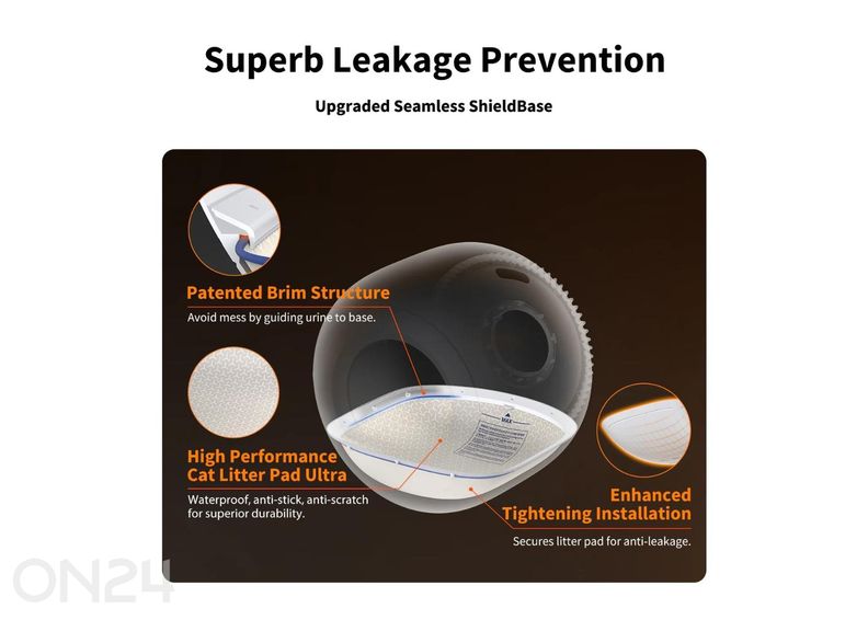 Automaattinen kissanhiekkalaatikko Petkit Purobot Ultra kuvasuurennos