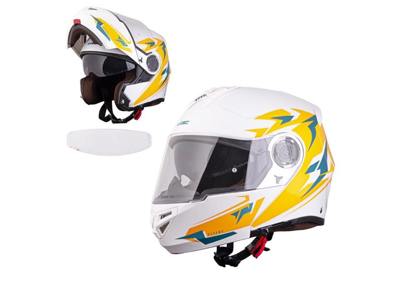 Avattava moottoripyöräkypärä W-TEC Vexamo PI kuvasuurennos