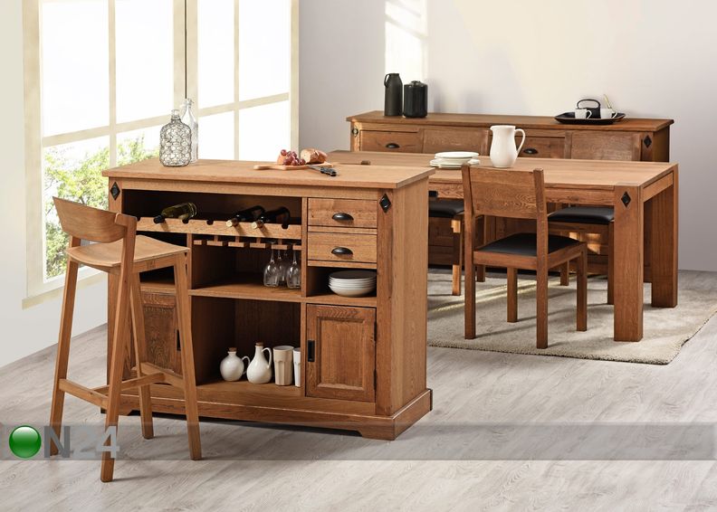 Baaripöytä / baarikaappi EDWARD kuvasuurennos