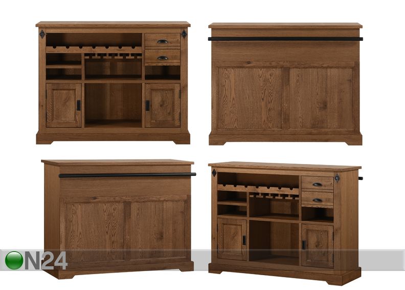 Baaripöytä / baarikaappi EDWARD kuvasuurennos