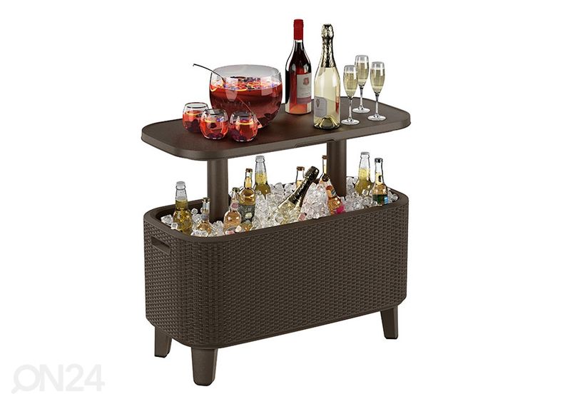 Baaripöytä ulkokäyttöön Keter Bevy Bar, ruskea kuvasuurennos
