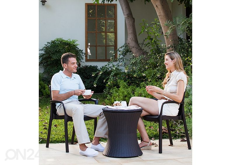 Baaripöytä ulkotiloihin Keter Cool Bar rattan kuvasuurennos