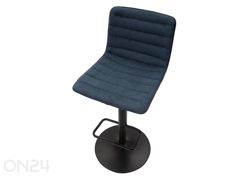 Baarituolit 2 kpl, sininen/musta kuvasuurennos