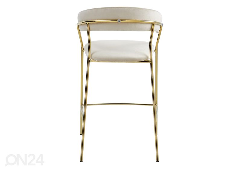 Baarituolit Badia, 2 kpl, beige/kullanvärinen kuvasuurennos