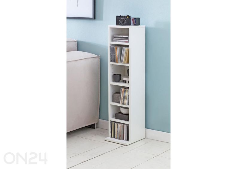 CD/DVD hylly 20x90 cm kuvasuurennos