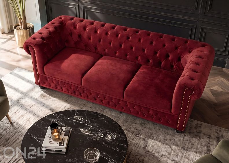 Chesterfield-sohva kuvasuurennos