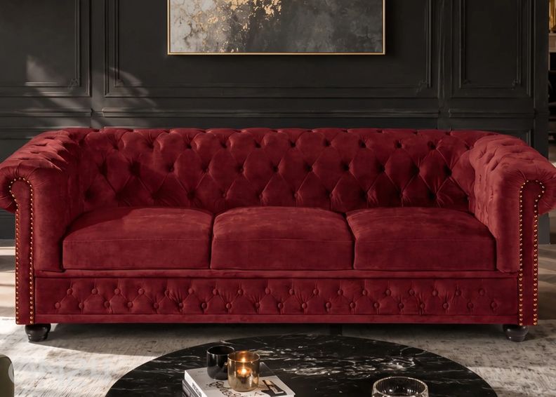 Chesterfield-sohva kuvasuurennos