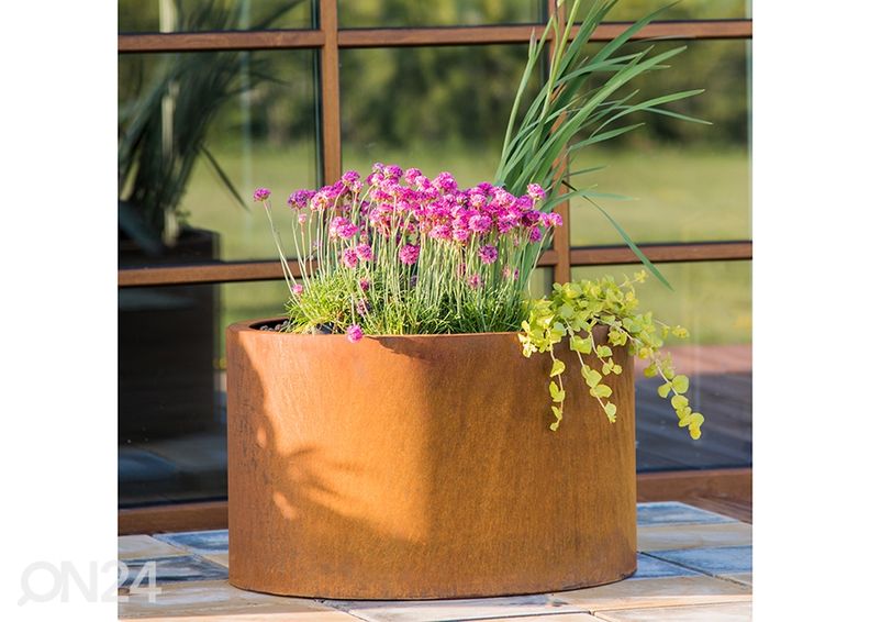 Corten kukkaruukku terästä Mia kuvasuurennos