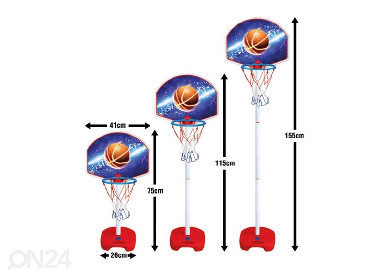 Dede säädettävä koripallo taustalevy kuvasuurennos