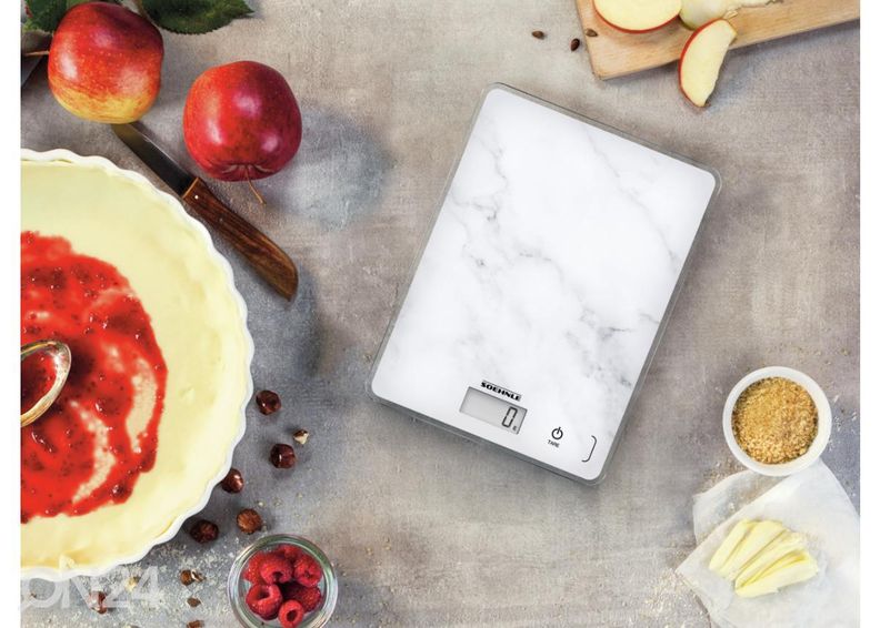 Digitaalinen keittiövaaka Soehnle Page Compact 300 marble kuvasuurennos