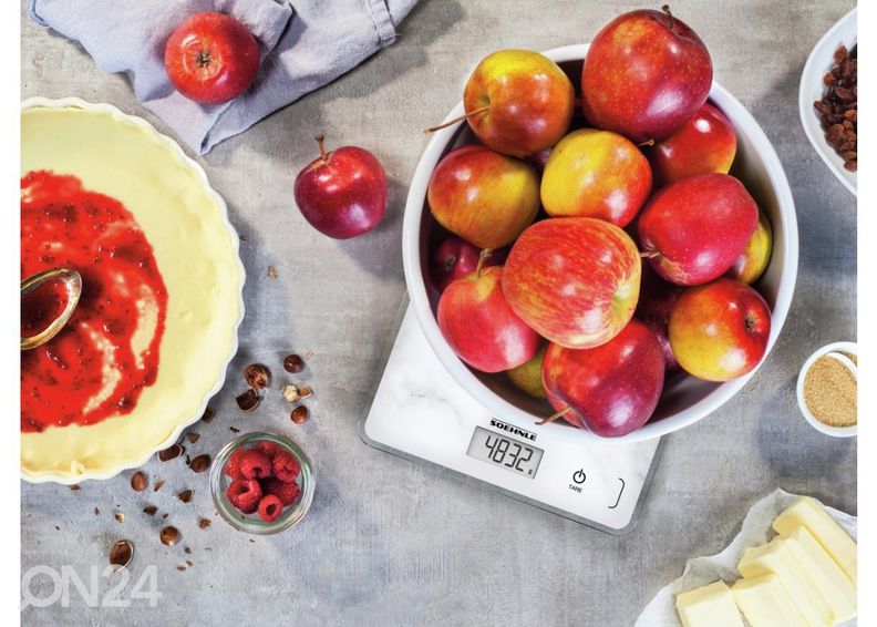 Digitaalinen keittiövaaka Soehnle Page Compact 300 marble kuvasuurennos