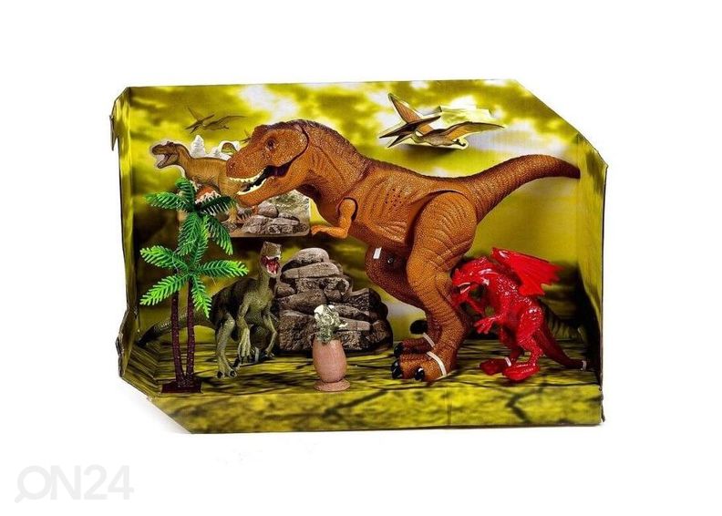Dinosaurus lelu T-Rex suuri kuvasuurennos