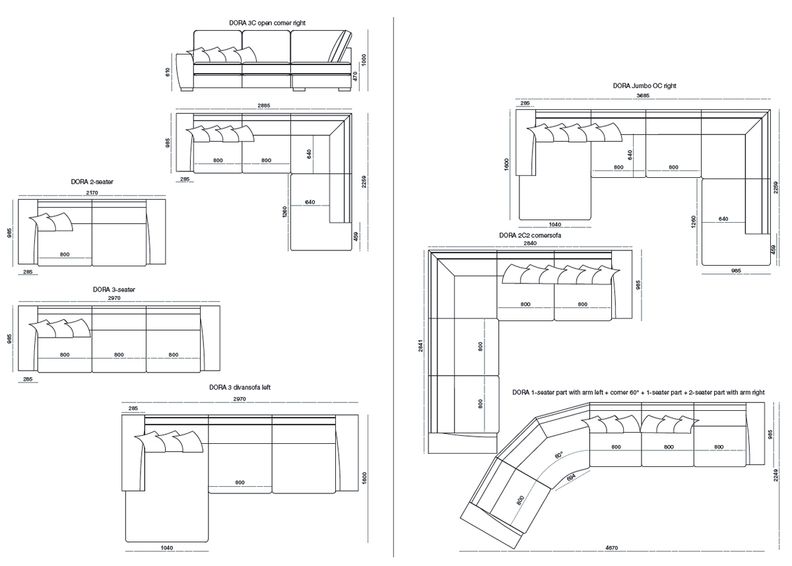 Divaanisohva Dora kuvasuurennos